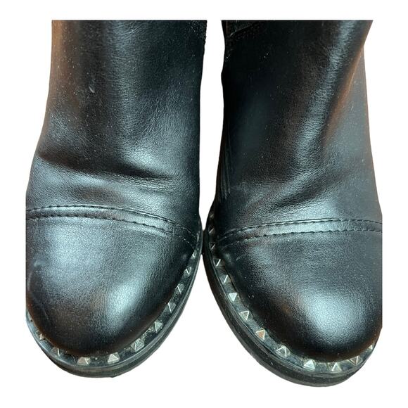 Circus Sam Edelman Black Boots Booties Stacked heel 8.5 - Picture 4 of 11